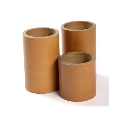 Surface coated with resin paper core Source Extruded resin tubes containing impregnated paper for industrial packaging