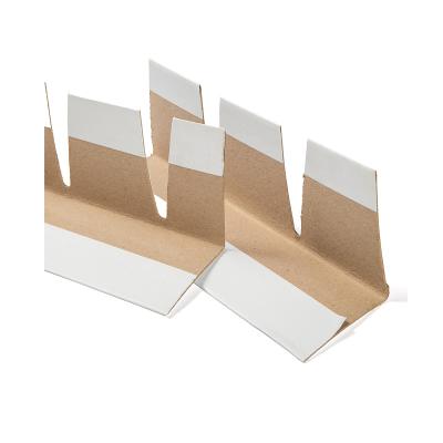 Paper corner protector White tooth shape corner protector Professional manufacturer paper corner protector for aluminum coil steel coil packaging